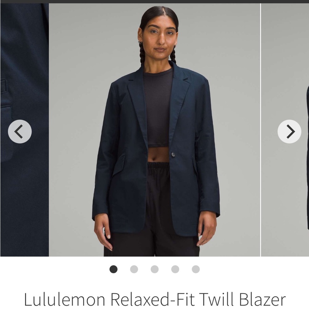 lululemon athletica True Navy Twill Blazer